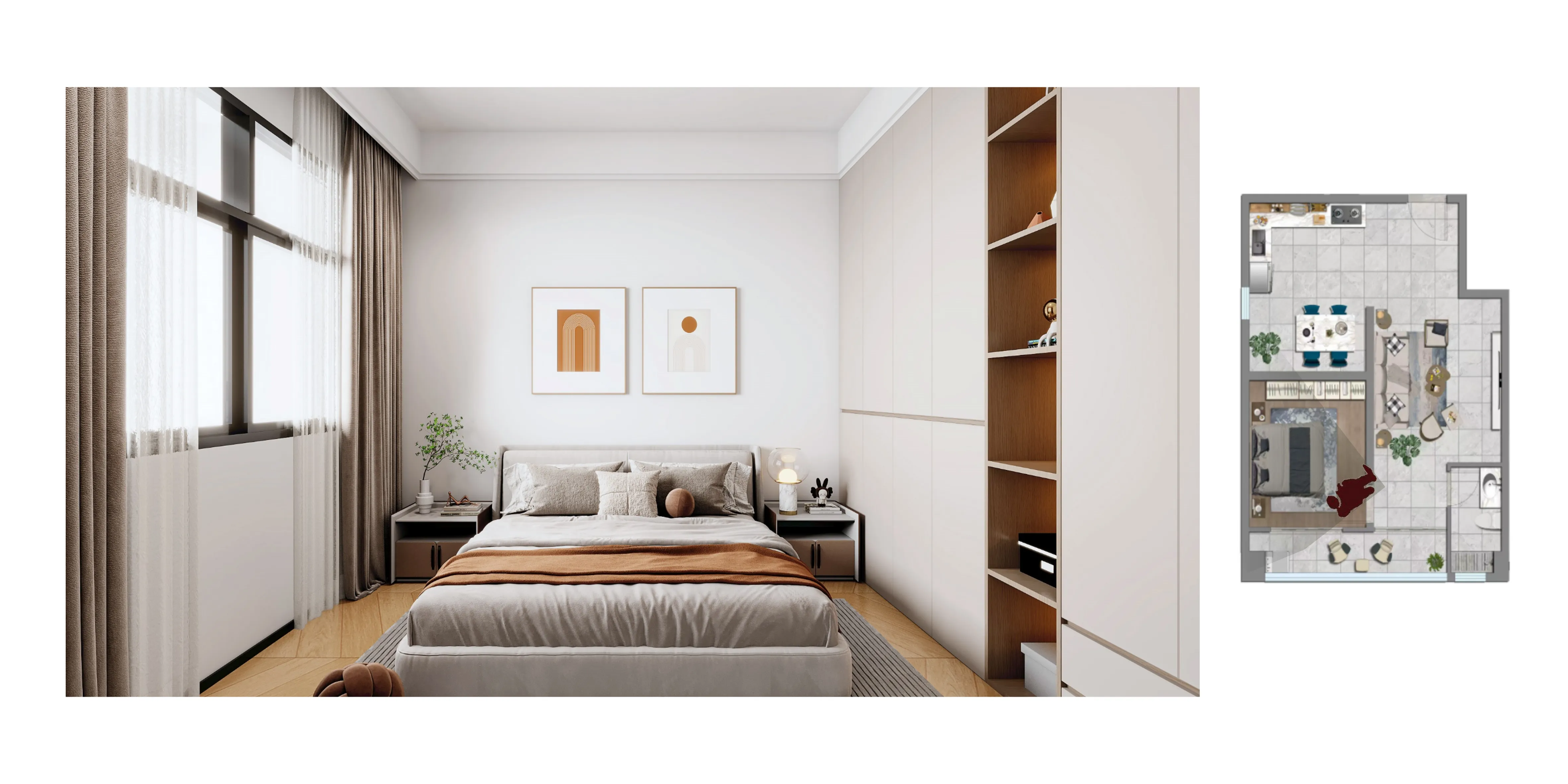 Type A layout view 8