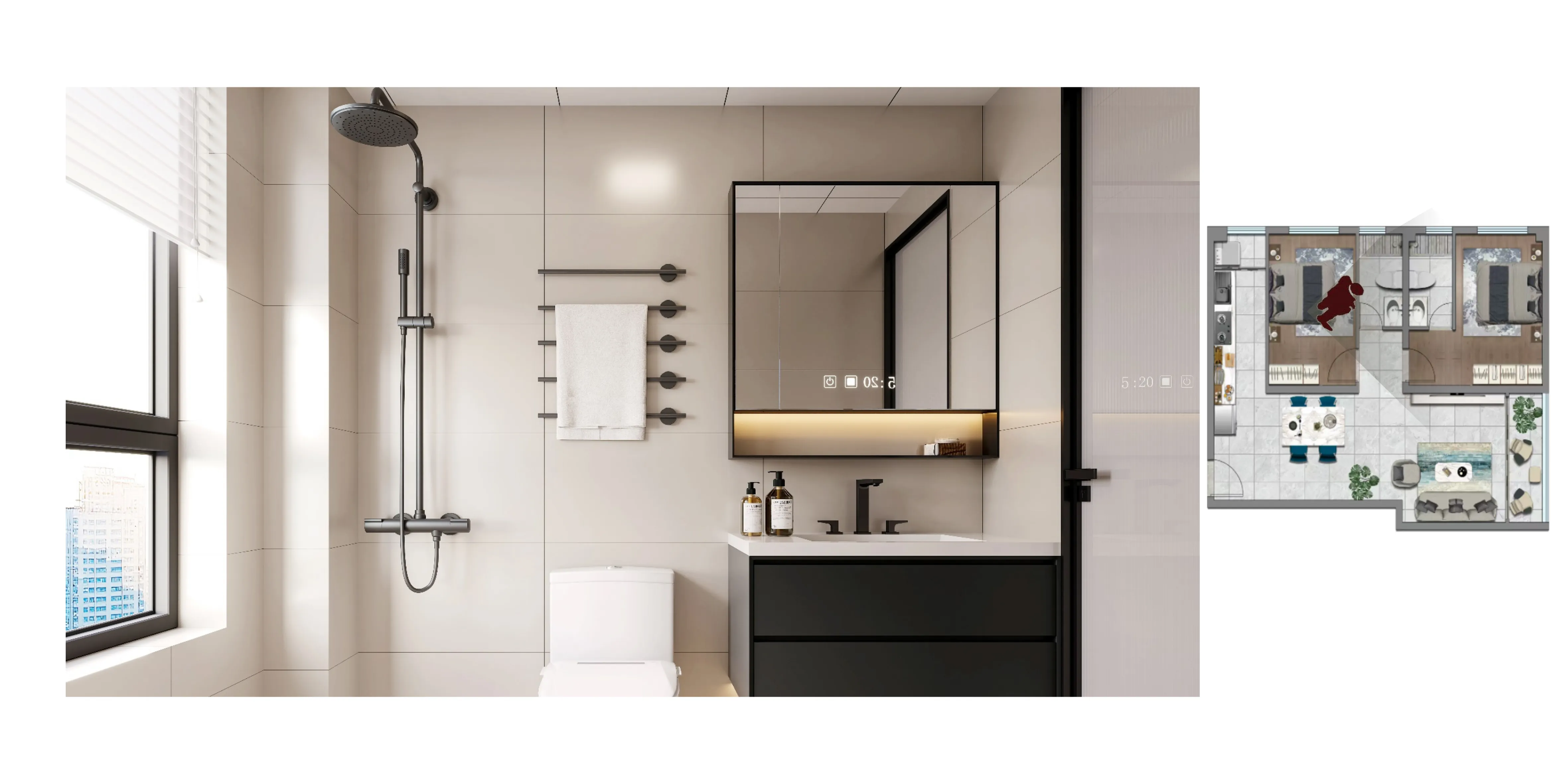 Type B layout view 12