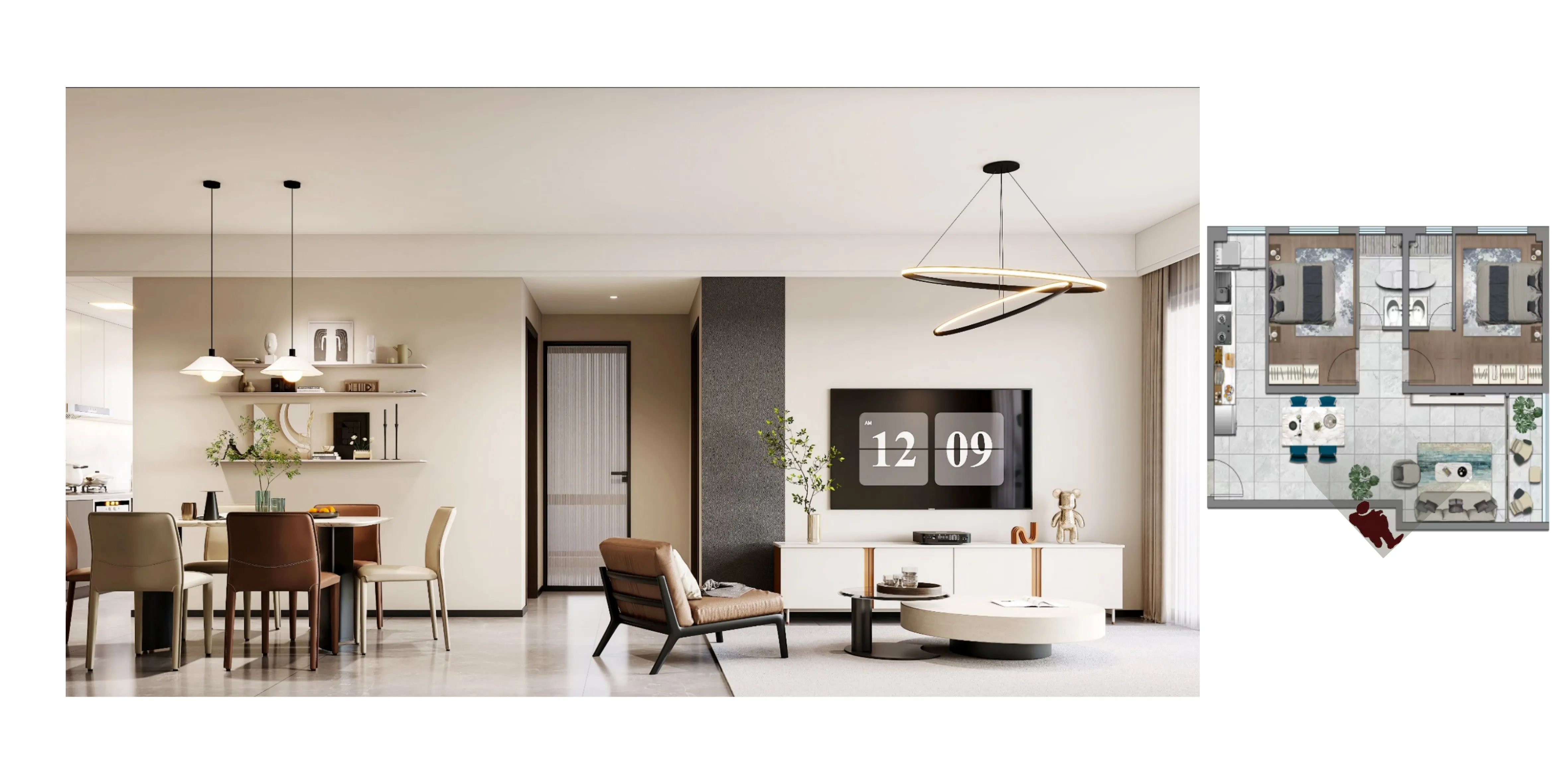 Type B layout view 2