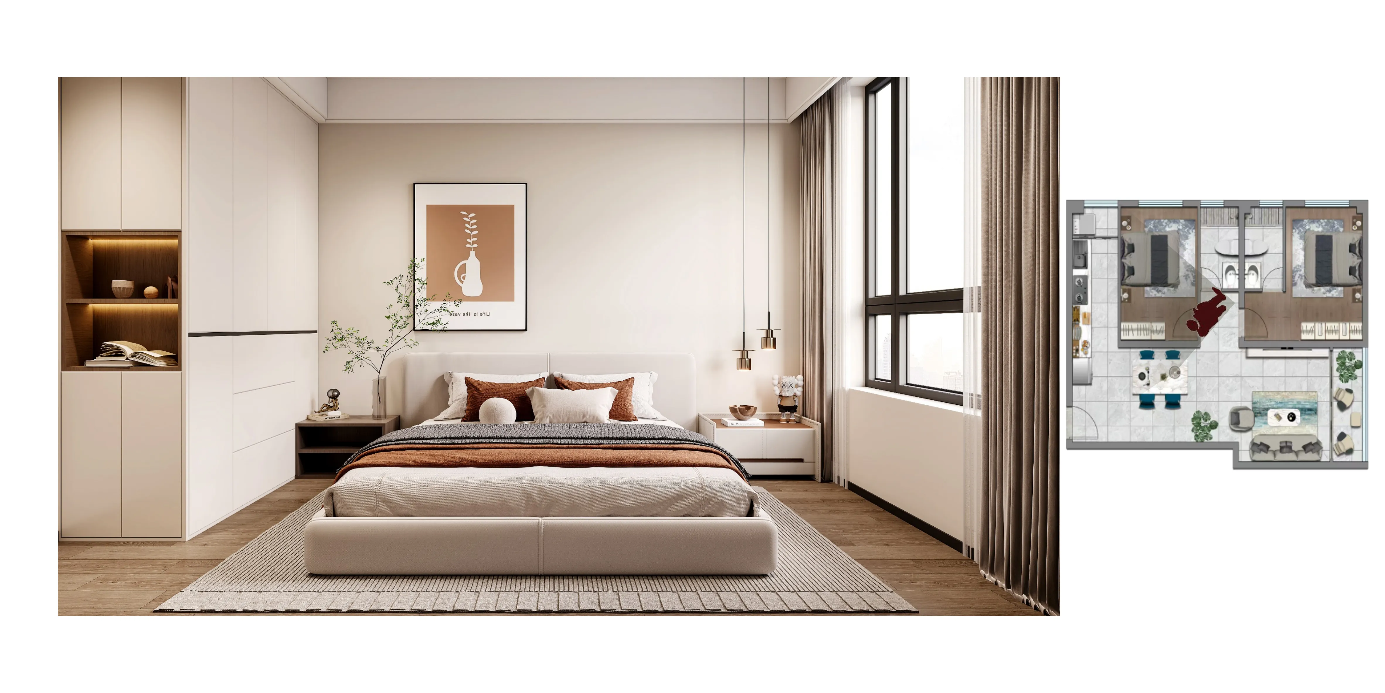 Type B layout view 9