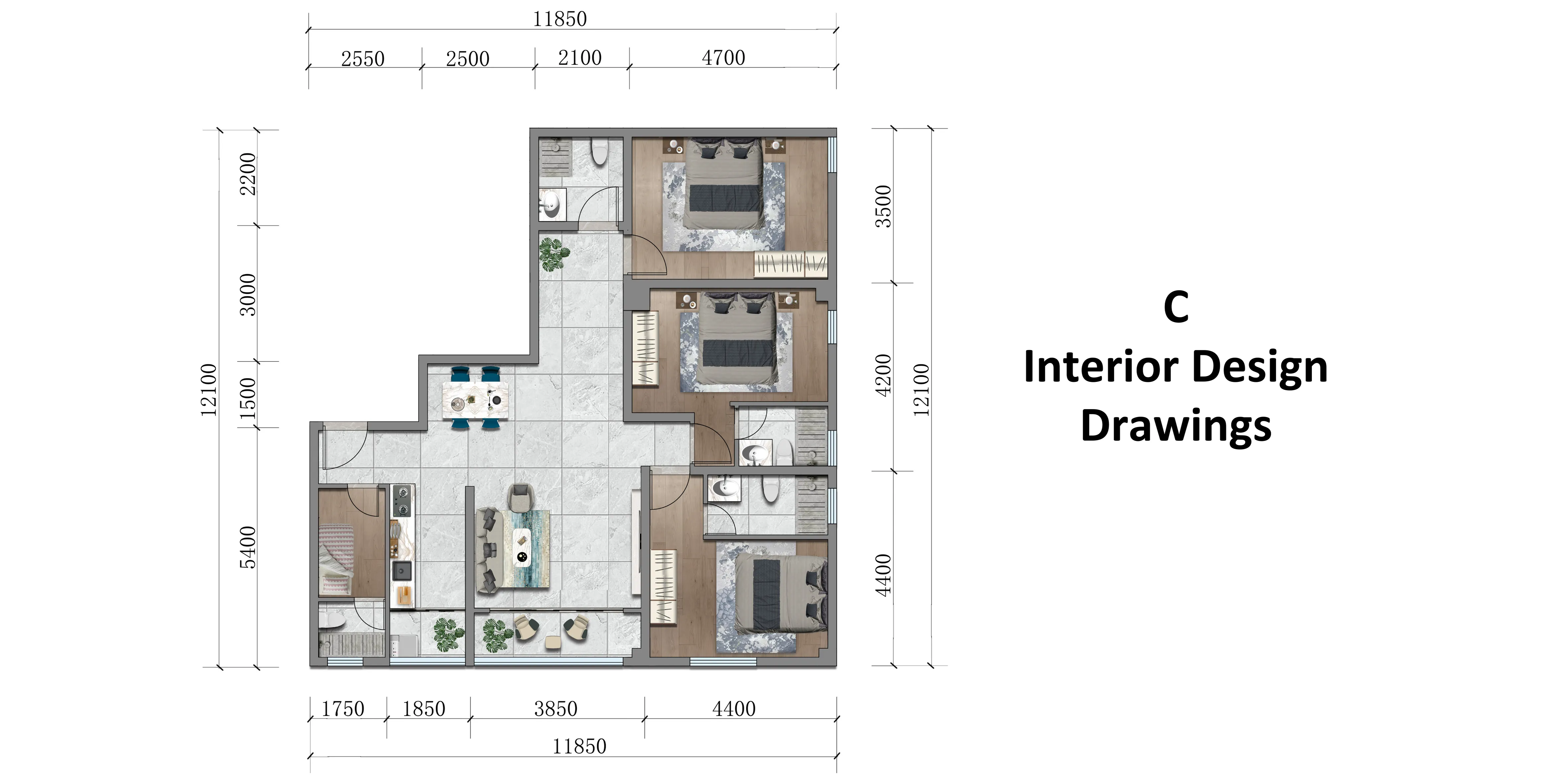 Type C layout view 1